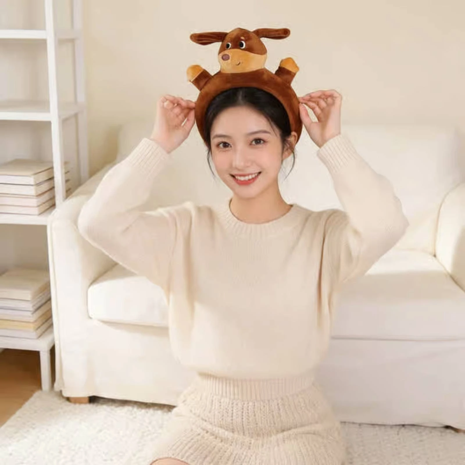 Soft Dog Headband Photo Prop Soft Dog Ear Headband Costume Item Stage Performance Fashion Accessory Padded for Party
Soft Dog Headband Photo Prop Soft Dog Ear Headband Costume Item Stage Performance Fashion Accessory Padded for Party