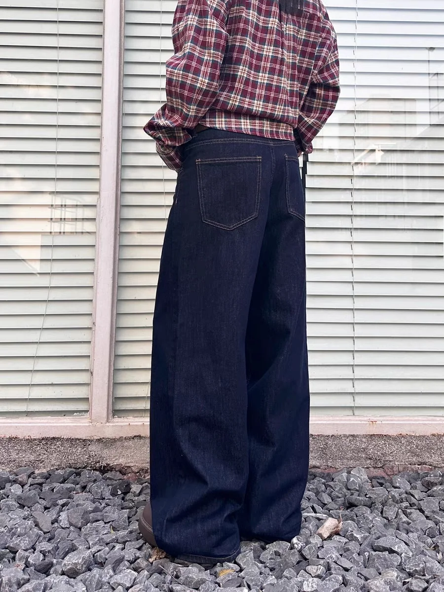 Classic American Retro Heavyweight Original Blue Denim Jeans Men's Straight Leg Casual Long Trousers Washed Youth Fashion
Classic American Retro Heavyweight Original Blue Denim Jeans Men's Straight Leg Casual Long Trousers Washed Youth Fashion