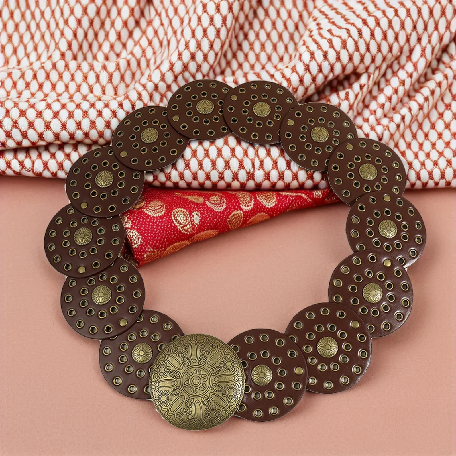 Retro Waist For Women Vintage Disc Dress Belt Fashionable Ladies Belt For Jeans Skirts Casual Pants Outfits Body Jewelry
Retro Waist For Women Vintage Disc Dress Belt Fashionable Ladies Belt For Jeans Skirts Casual Pants Outfits Body Jewelry