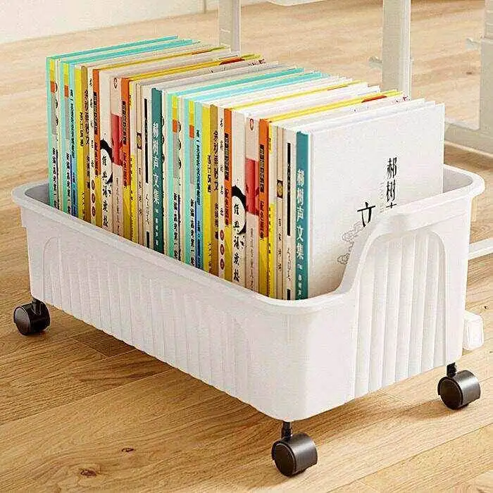 Large Capacity Book Storage Box with Wheels for Classroom Library under Desk Mobile Book Organizer Student Dormitory Office S...
Large Capacity Book Storage Box with Wheels for Classroom Library under Desk Mobile Book Organizer Student Dormitory Office S...