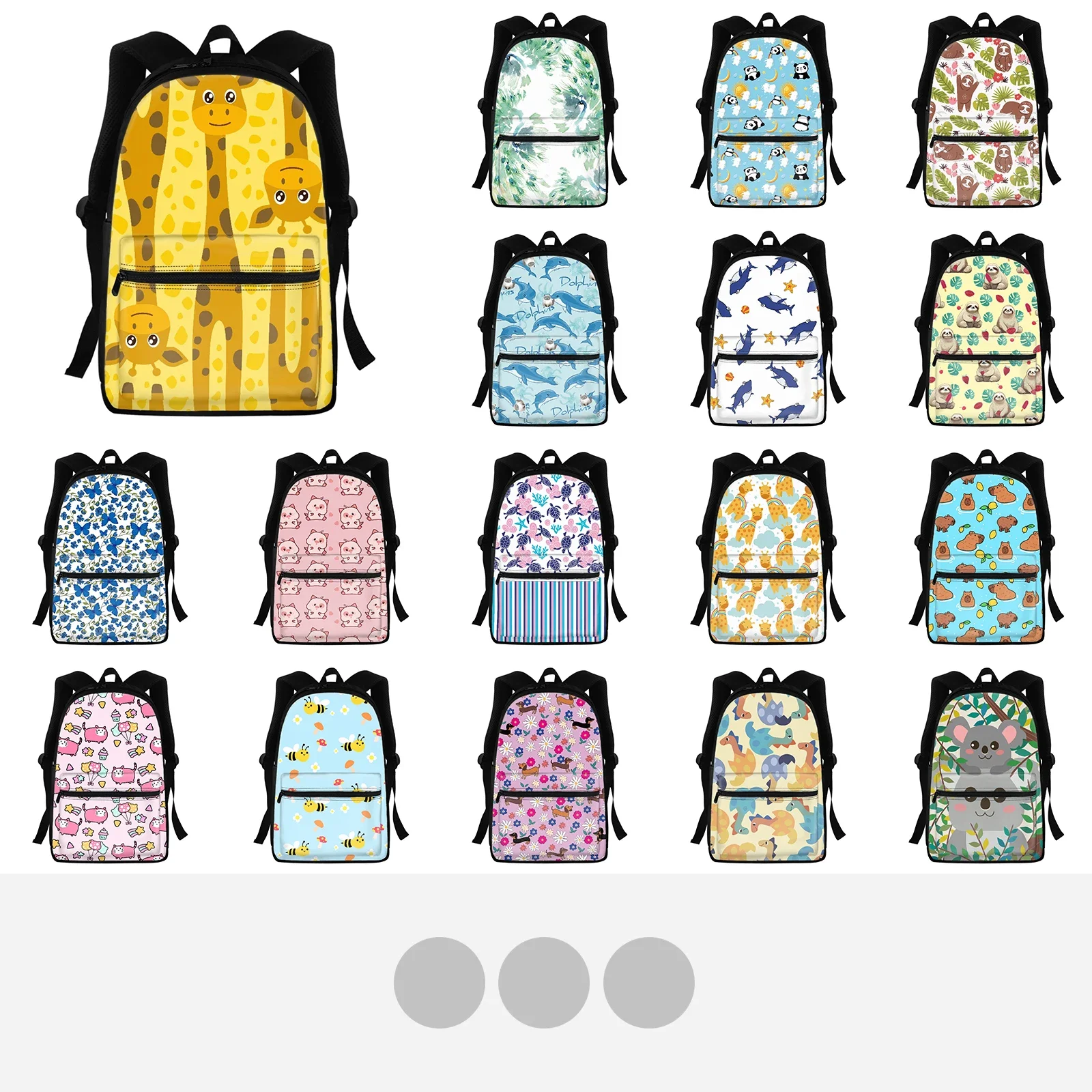 New Unisex Polyester Rucksack Cartoon Animal Pattern High-Capacity Adjustable Shoulder Strap Design Fit Go To School Or Travel
New Unisex Polyester Rucksack Cartoon Animal Pattern High-Capacity Adjustable Shoulder Strap Design Fit Go To School Or Travel