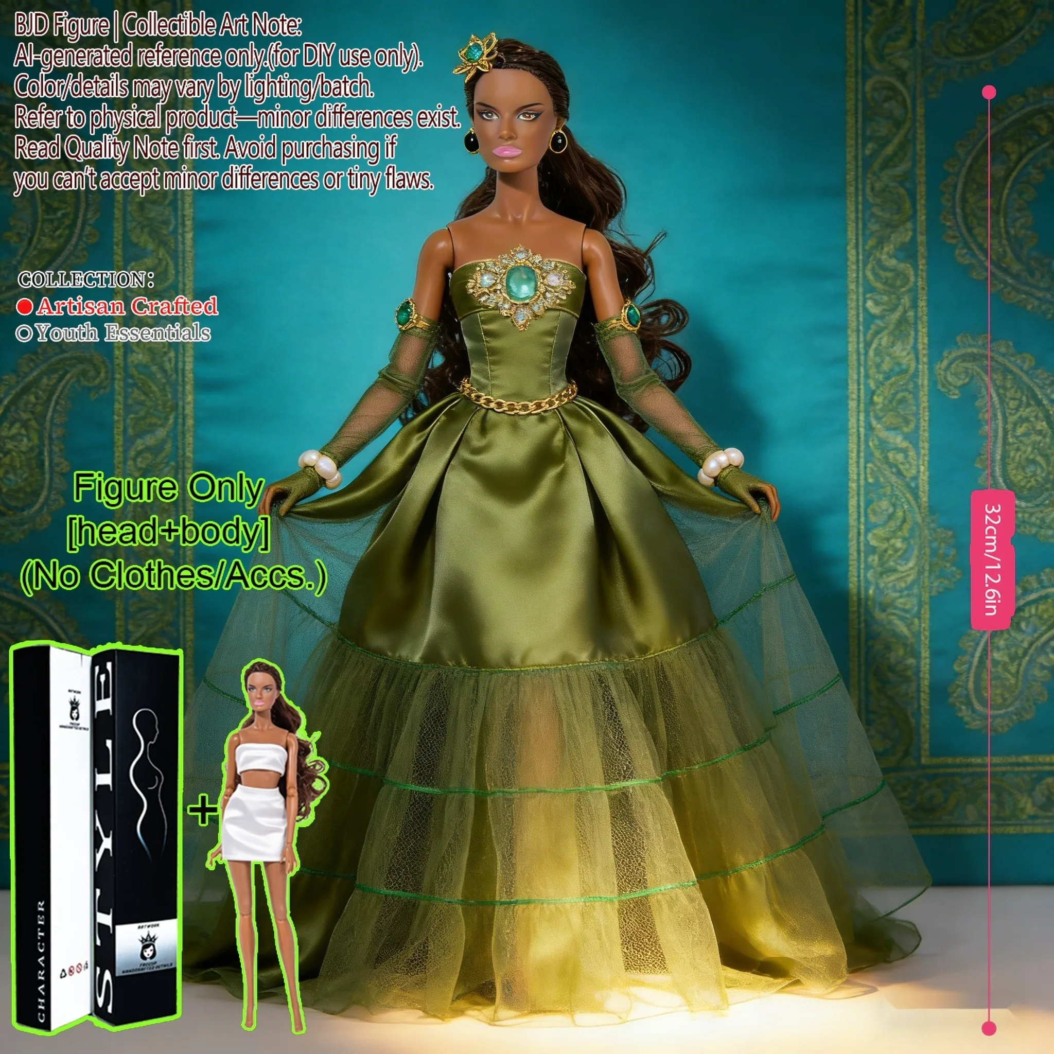 12,6-дюймовая шарнирная кукла BJD/MJD 1/6, супермодель, реалистичные пушистые волосы, коллекционная фигурка, шарнирное тело, DIY, NoClot
12,6-дюймовая шарнирная кукла BJD/MJD 1/6, супермодель, реалистичные пушистые волосы, коллекционная фигурка, шарнирное тело, DIY, NoClot
