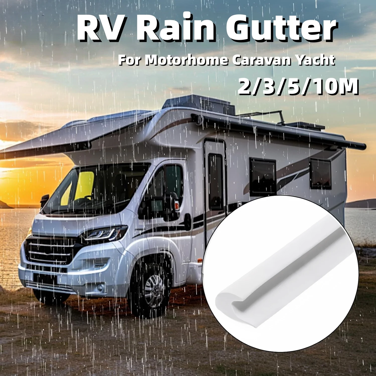 2/3/5/10m CamperVan Rain Gutter Rubber Drip Guides For Motorhome Gutter Rain Guard Drip Stop Water Guide RV Accessories
2/3/5/10m CamperVan Rain Gutter Rubber Drip Guides For Motorhome Gutter Rain Guard Drip Stop Water Guide RV Accessories
