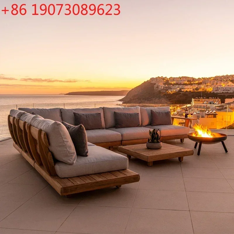 Outdoor Sofa Teak Courtyard Solid Wood Outdoor Indoor Rain-proof And
Outdoor Sofa Teak Courtyard Solid Wood Outdoor Indoor Rain-proof And