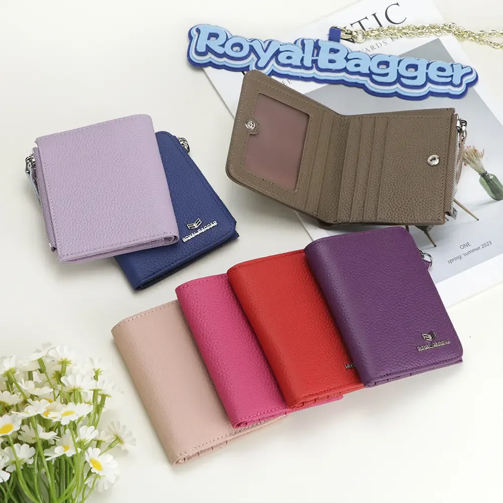 Кошелек-клатч Royal Bagger из натуральной кожи для женщин, тонкий, складной, с отделением для монет, модный, простой, миниатюрный.
Кошелек-клатч Royal Bagger из натуральной кожи для женщин, тонкий, складной, с отделением для монет, модный, простой, миниатюрный.