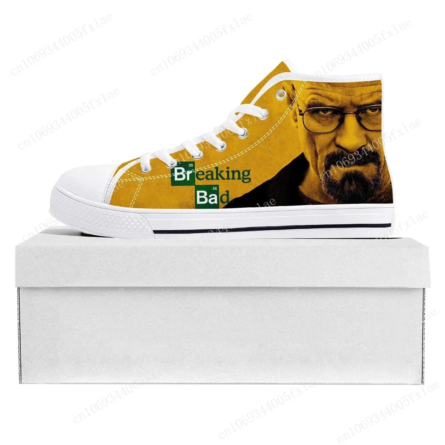 Breaking Bad Heisenberg High Top High Quality Sneakers Mens Womens Teenager Canvas Sneaker Casual Couple Shoes Custom Shoe White
Breaking Bad Heisenberg High Top High Quality Sneakers Mens Womens Teenager Canvas Sneaker Casual Couple Shoes Custom Shoe White