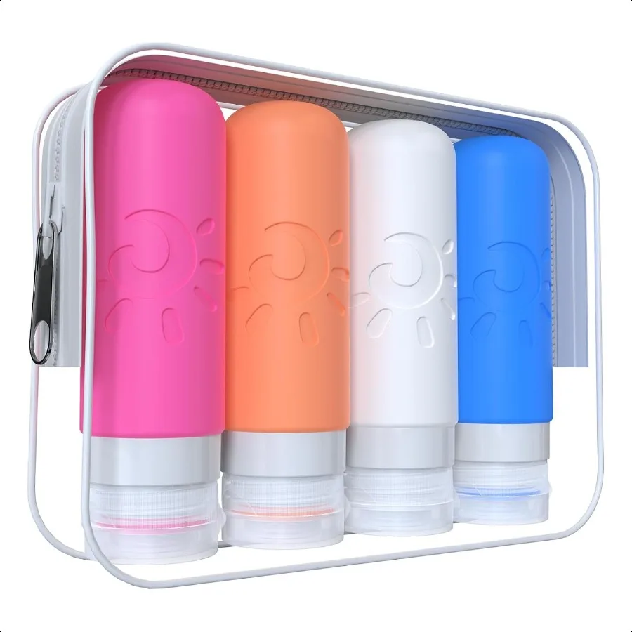 Travel Bottles for Toiletries TSA Approved Travel Containers 3oz Leak Proof Travel Tubs Refillable Liquid Travel Accessories fo
Travel Bottles for Toiletries TSA Approved Travel Containers 3oz Leak Proof Travel Tubs Refillable Liquid Travel Accessories fo