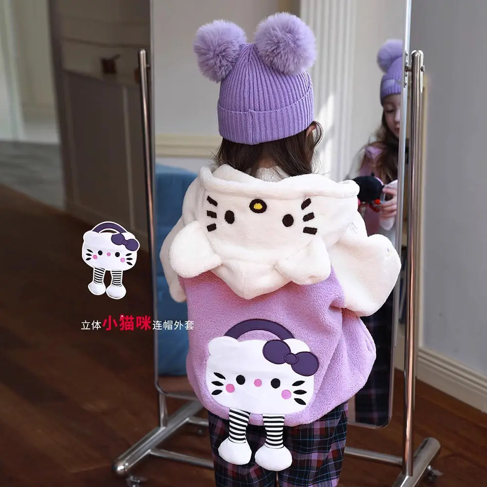 Sanrio Hello Kitty Girl Hoodie Thicken Velvet Clothes Winter New Product Kuromi Kawaii Cartoon New Style Coat Fashion New Gift
Sanrio Hello Kitty Girl Hoodie Thicken Velvet Clothes Winter New Product Kuromi Kawaii Cartoon New Style Coat Fashion New Gift
