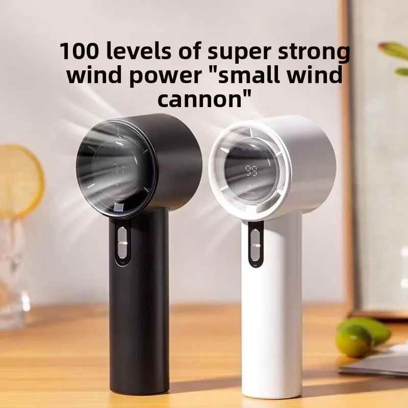 New 638 summer Hanging Neck Handheld High-speed Fan USB Outdoor Rechargeable Mini Portable Fan 100-speed Turbine Small Fan
New 638 summer Hanging Neck Handheld High-speed Fan USB Outdoor Rechargeable Mini Portable Fan 100-speed Turbine Small Fan