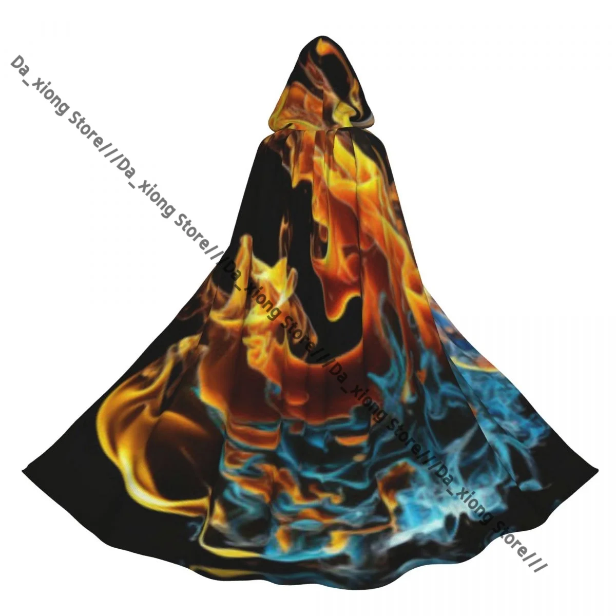 Witch Long Hooded Robe Fire Background Halloween Cloak Cosplay Costumes for Adult
Witch Long Hooded Robe Fire Background Halloween Cloak Cosplay Costumes for Adult