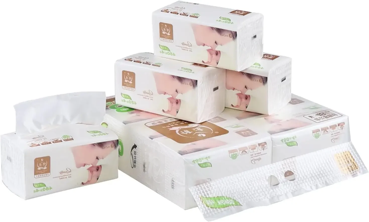 Sandmovie 40-Pack Facial Tissues, Facial Tissue for Cleaning, Soft Tissues Multipack, 4-Ply
Sandmovie 40-Pack Facial Tissues, Facial Tissue for Cleaning, Soft Tissues Multipack, 4-Ply