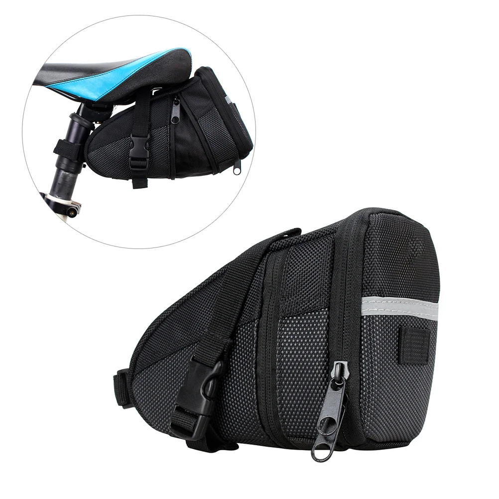 Cushion Bag Bike Seat Saddlebags Lightweight Shockproof Storage Pouch Cycling Seat Pack Rear Bag Reflective Light Safe Night
Cushion Bag Bike Seat Saddlebags Lightweight Shockproof Storage Pouch Cycling Seat Pack Rear Bag Reflective Light Safe Night