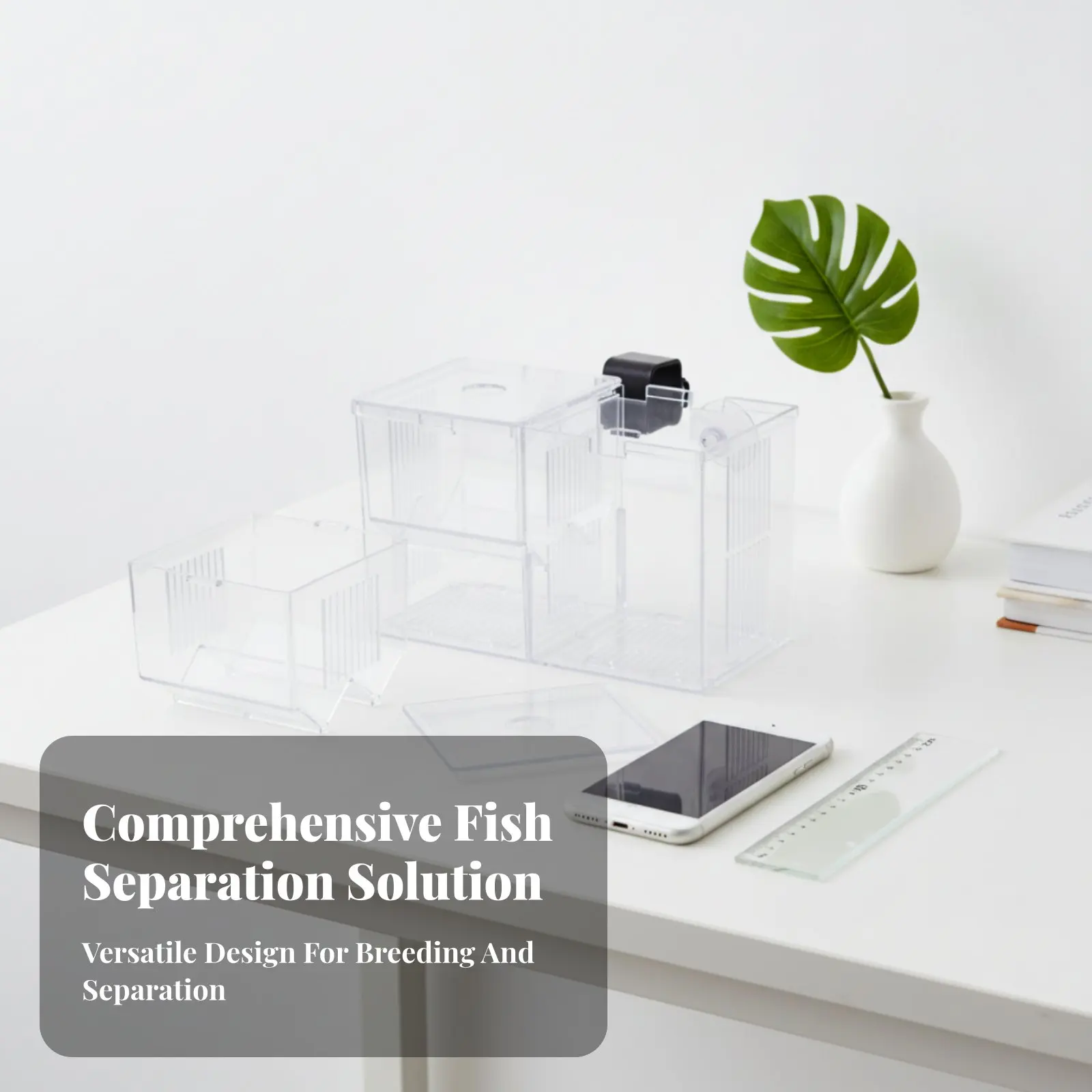 Aquatic Habitat Hatchery Box Removable Divider Aquatic Habitat Separation Box Betta Guppy Breeding Fish Habitat Multi-Functional
Aquatic Habitat Hatchery Box Removable Divider Aquatic Habitat Separation Box Betta Guppy Breeding Fish Habitat Multi-Functional