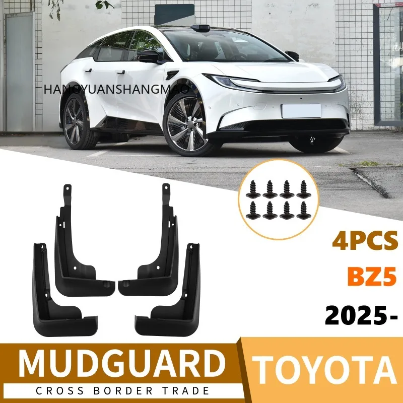 FOR Toyota BZ5 2025 Mud Flaps Splash Guards Car Accessories Black ABS Set of 4 Pieces Fender Mudguard Protection Vehicle Decor
FOR Toyota BZ5 2025 Mud Flaps Splash Guards Car Accessories Black ABS Set of 4 Pieces Fender Mudguard Protection Vehicle Decor