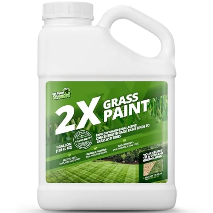 2X Green Grass Paint for Lawn, Ideal Turf Paint for Grass and Green Lawn Paint to Renew Discolored Lawns, Concentrated Grass Sp
2X Green Grass Paint for Lawn, Ideal Turf Paint for Grass and Green Lawn Paint to Renew Discolored Lawns, Concentrated Grass Sp