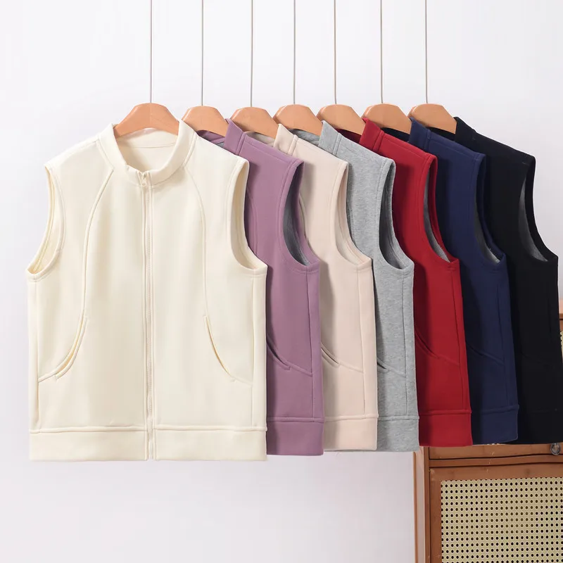 Жилет женский Thiened Fce осенне-зимний на молнии с воротником-стойкой, теплый, с подплечниками, ветрозащитный, больших размеров
Жилет женский Thiened Fce осенне-зимний на молнии с воротником-стойкой, теплый, с подплечниками, ветрозащитный, больших размеров