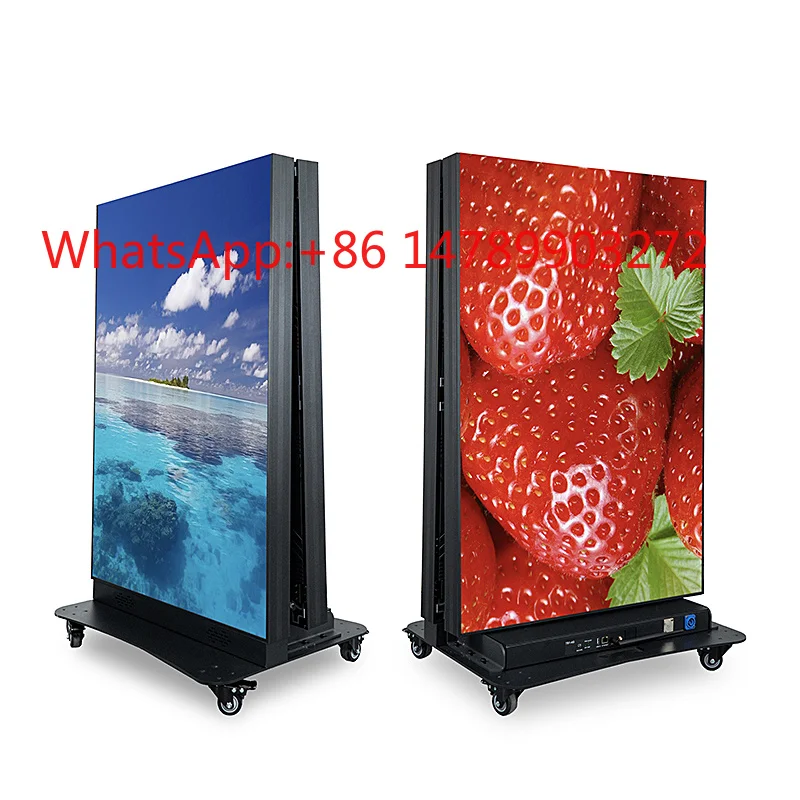 P1.25 P1.53 P1.86 P2 P2.5 Double Side Foldable 6401920mm Floor LED Poster
P1.25 P1.53 P1.86 P2 P2.5 Double Side Foldable 6401920mm Floor LED Poster