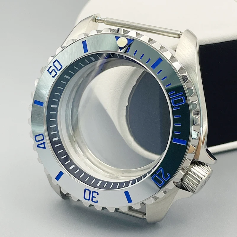 42mm NH35 Case SKX007 Case Dome Double Sapphire Glass with Ceramic Watch Insert Ring For NH36 7S26 4R Movement Watch Accessories
42mm NH35 Case SKX007 Case Dome Double Sapphire Glass with Ceramic Watch Insert Ring For NH36 7S26 4R Movement Watch Accessories