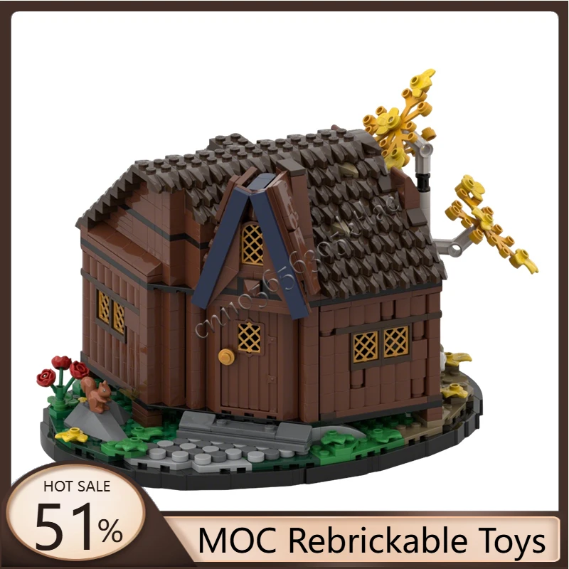 Набор для сборки модульной модели средневекового осеннего коттеджа MOC из 988 деталей, развивающий конструктор, игрушки для детей, подарки на день рождения
Набор для сборки модульной модели средневекового осеннего коттеджа MOC из 988 деталей, развивающий конструктор, игрушки для детей, подарки на день рождения