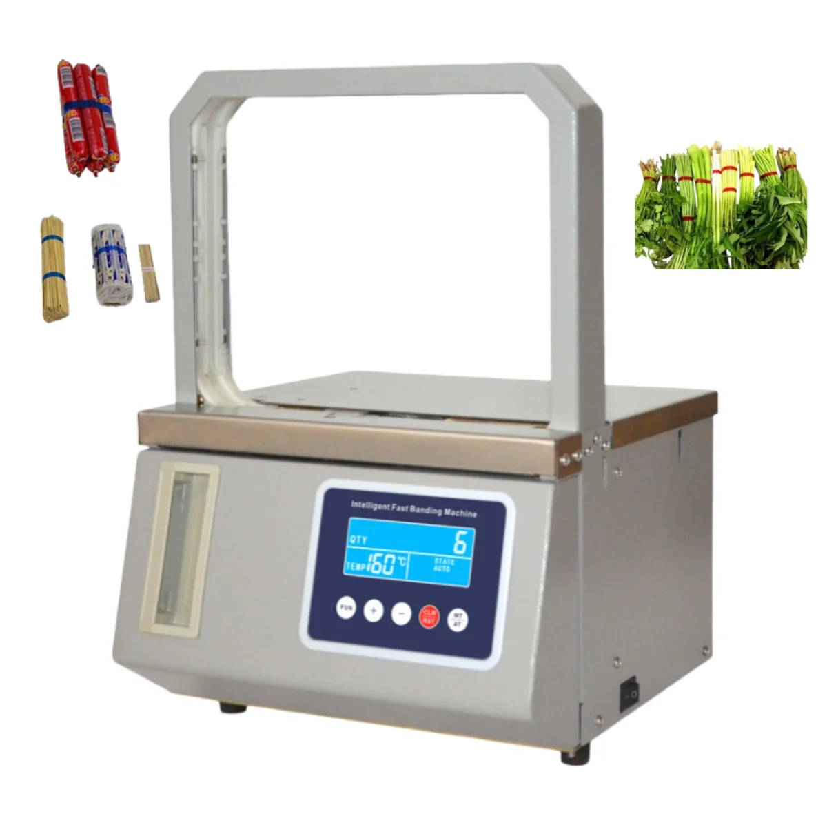 Electric Supermarket Automatic Hot Melt OPP Tape Fast Food and Vegetables Bundling Machine for Paper Packaging
Electric Supermarket Automatic Hot Melt OPP Tape Fast Food and Vegetables Bundling Machine for Paper Packaging
