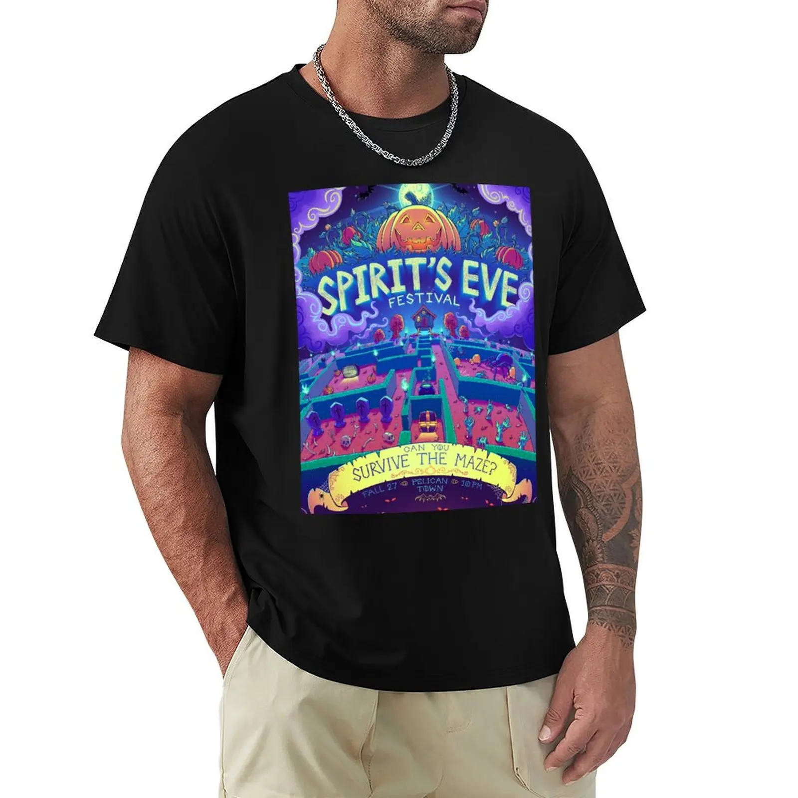 Stardew Valley Spirit's Eve T-Shirt Casual Breathable Short Sleeve Top
Stardew Valley Spirit's Eve T-Shirt Casual Breathable Short Sleeve Top