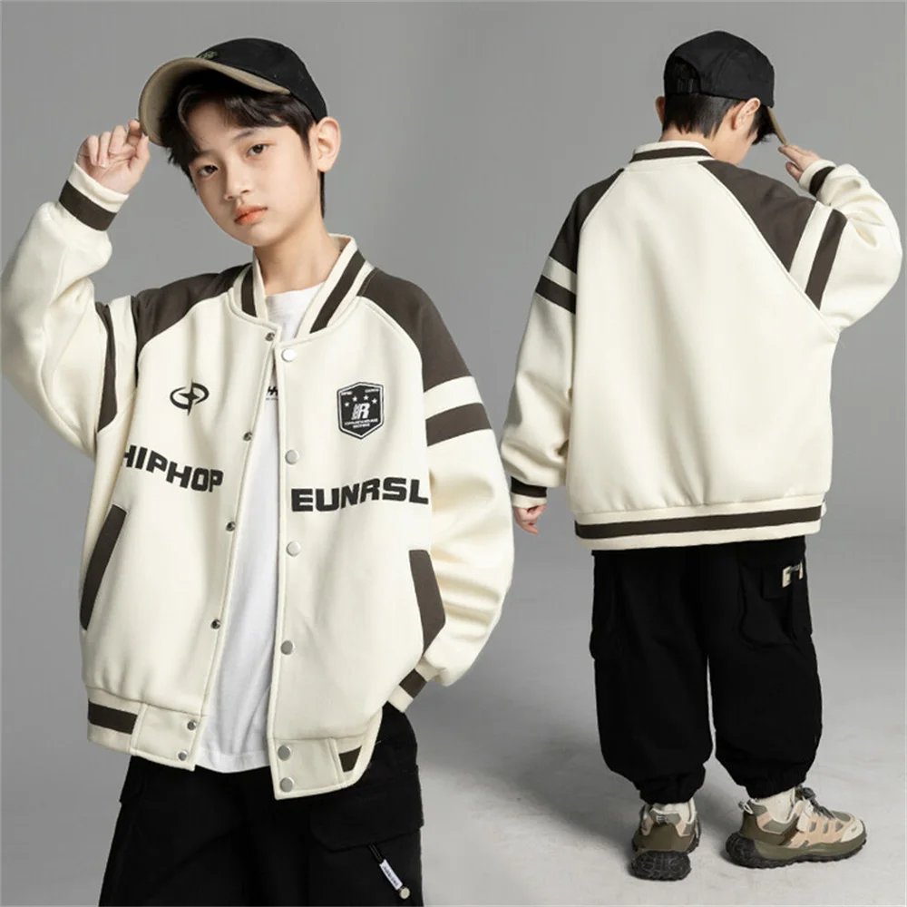 124 Spring Korean Style Boys' Coat Youngsters Boys' Jacket Version Of Casual Baseball Jersey
124 Spring Korean Style Boys' Coat Youngsters Boys' Jacket Version Of Casual Baseball Jersey