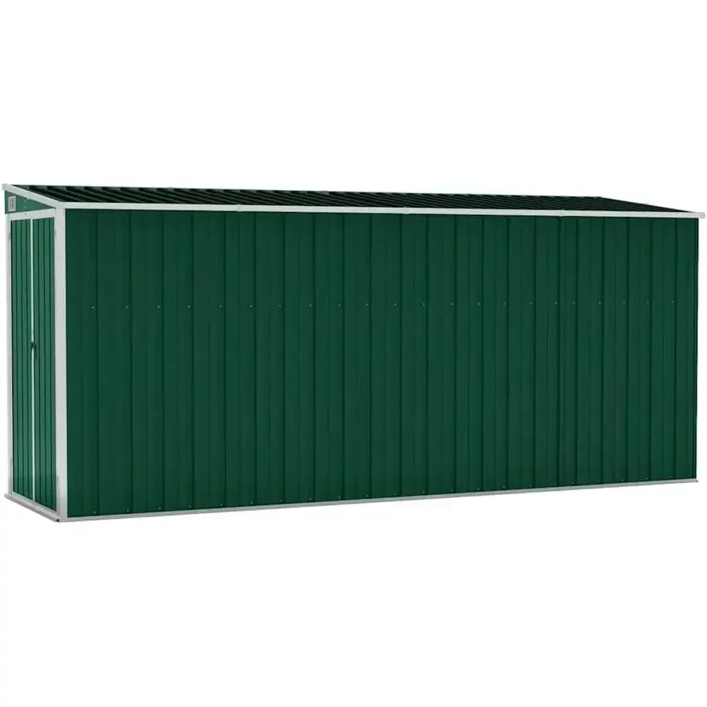 Green Galvanized Steel Wall-Mounted Garden Shed with Lockable Double Doors for Outdoor Storage
Green Galvanized Steel Wall-Mounted Garden Shed with Lockable Double Doors for Outdoor Storage