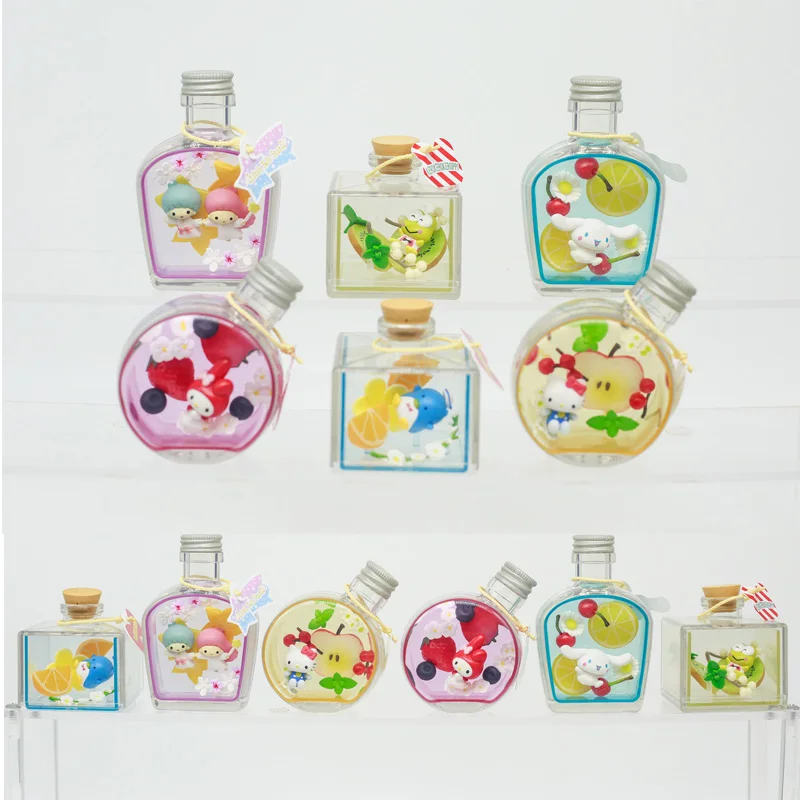 Sanrio Anime Figure Hello Kitty Cinnamoroll Melody Twin Stars Keroppi Action Figures in The Bottle Doll Blind Box Toys Kid Gifts
Sanrio Anime Figure Hello Kitty Cinnamoroll Melody Twin Stars Keroppi Action Figures in The Bottle Doll Blind Box Toys Kid Gifts