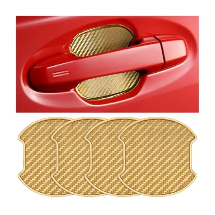 Car Door Handle Cup Scratch Protector, 4PCS 3D TPU Carbon Fiber Vehicle Door Bowl Sticker, Automotive Handle Paint Protective F
Car Door Handle Cup Scratch Protector, 4PCS 3D TPU Carbon Fiber Vehicle Door Bowl Sticker, Automotive Handle Paint Protective F