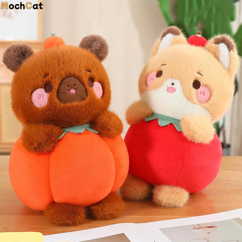 Kawaii Cartoon Fruit Animal Plush Toy Pig Fluffy Pumpkin Capybara Plush Doll Soft Cute Rabbit Stuffed Doll Friends Gift
Kawaii Cartoon Fruit Animal Plush Toy Pig Fluffy Pumpkin Capybara Plush Doll Soft Cute Rabbit Stuffed Doll Friends Gift