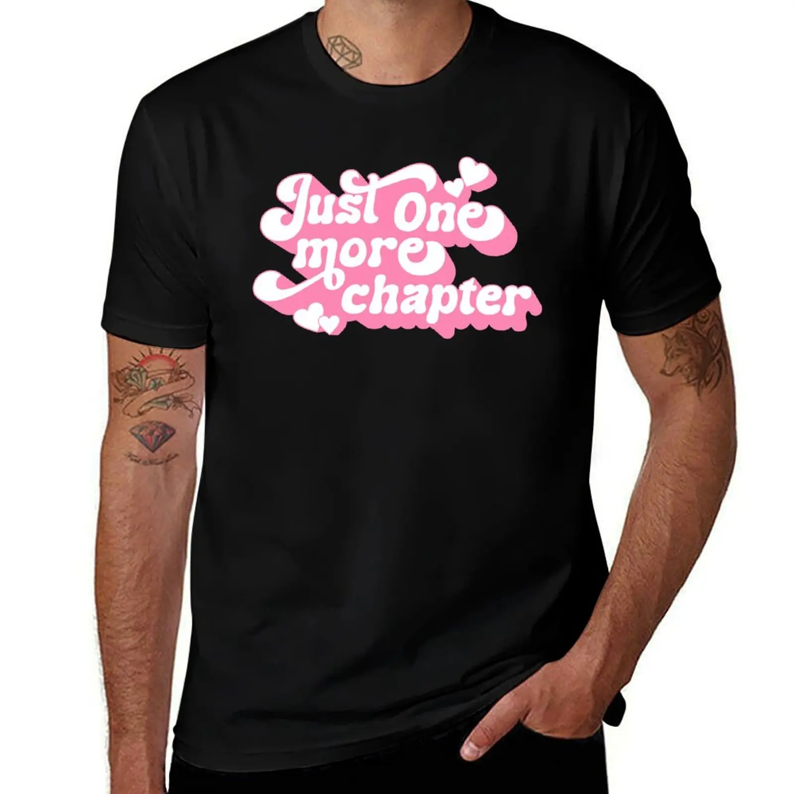 Just One More Chapter - Cute Bookworm Quote Pastel Pink Retro Typography T-Shirt plain mens plain t shirts
Just One More Chapter - Cute Bookworm Quote Pastel Pink Retro Typography T-Shirt plain mens plain t shirts