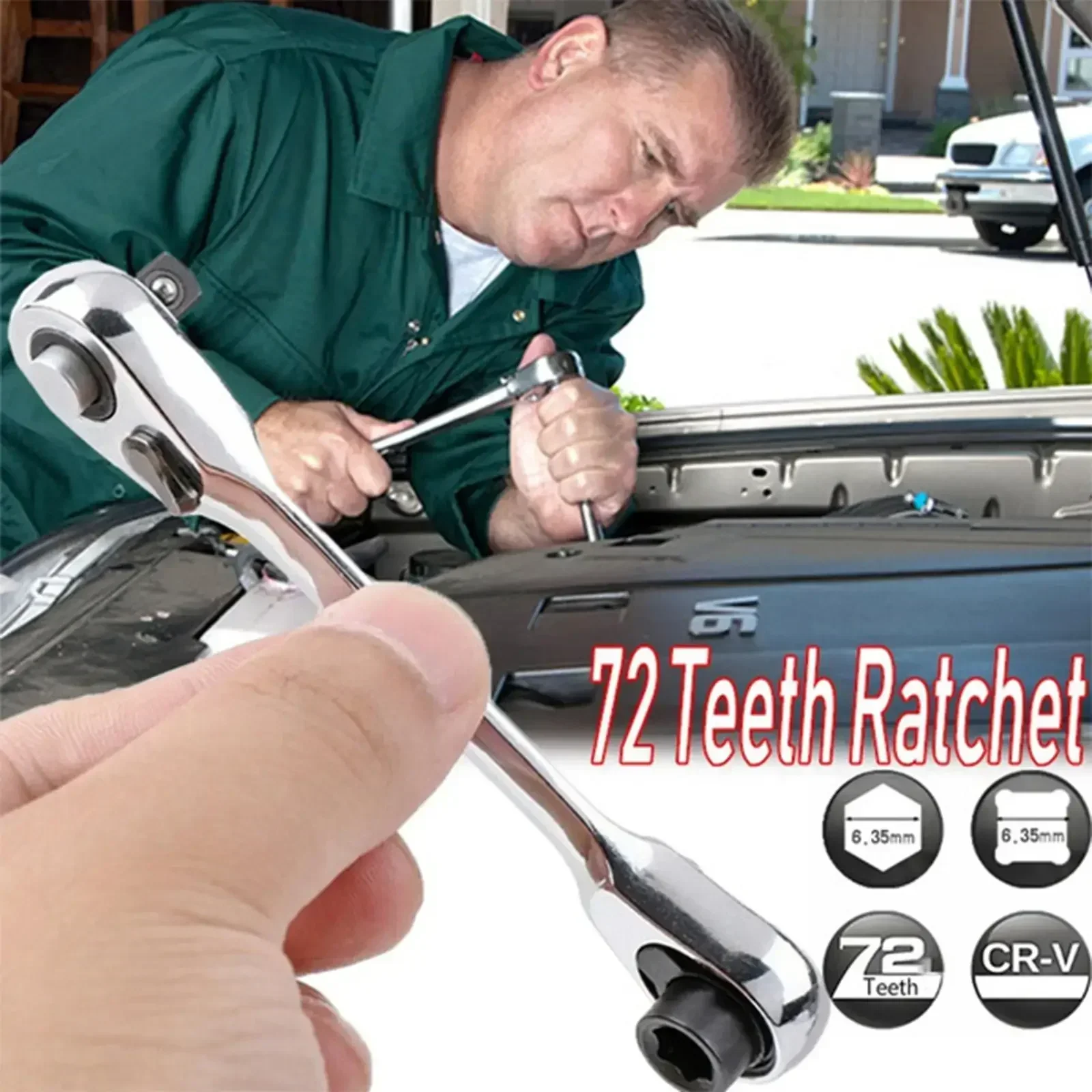 Change Slip Joint Wrench, Portable Double Ended Ratchet Wrench, High Hardness Anti-rust Anti-breakage Hand Tool
Change Slip Joint Wrench, Portable Double Ended Ratchet Wrench, High Hardness Anti-rust Anti-breakage Hand Tool