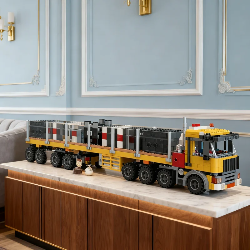727pcs MOC Truck And Ballast City Construction Model Building Blocks DIY Gift Creative Collectible Display Decor Premium Adult
727pcs MOC Truck And Ballast City Construction Model Building Blocks DIY Gift Creative Collectible Display Decor Premium Adult
