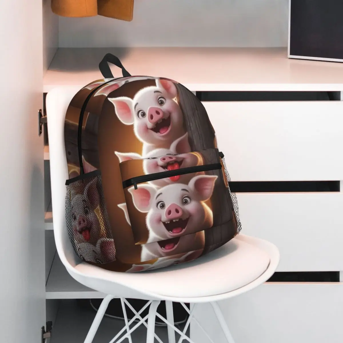 Playful Cartoon Pigs Backpack Student BookBag Kids School Bag Laptop Shoulder Bags for Boys Girls
Playful Cartoon Pigs Backpack Student BookBag Kids School Bag Laptop Shoulder Bags for Boys Girls