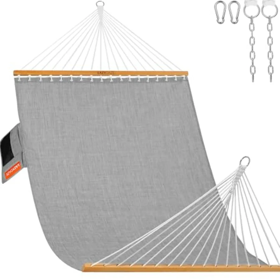 Outdoor poolside backyard hammock: olefin fabric, navy blue, quick-dry 450 lbs capacity with spreader bar and side pocket
Outdoor poolside backyard hammock: olefin fabric, navy blue, quick-dry 450 lbs capacity with spreader bar and side pocket