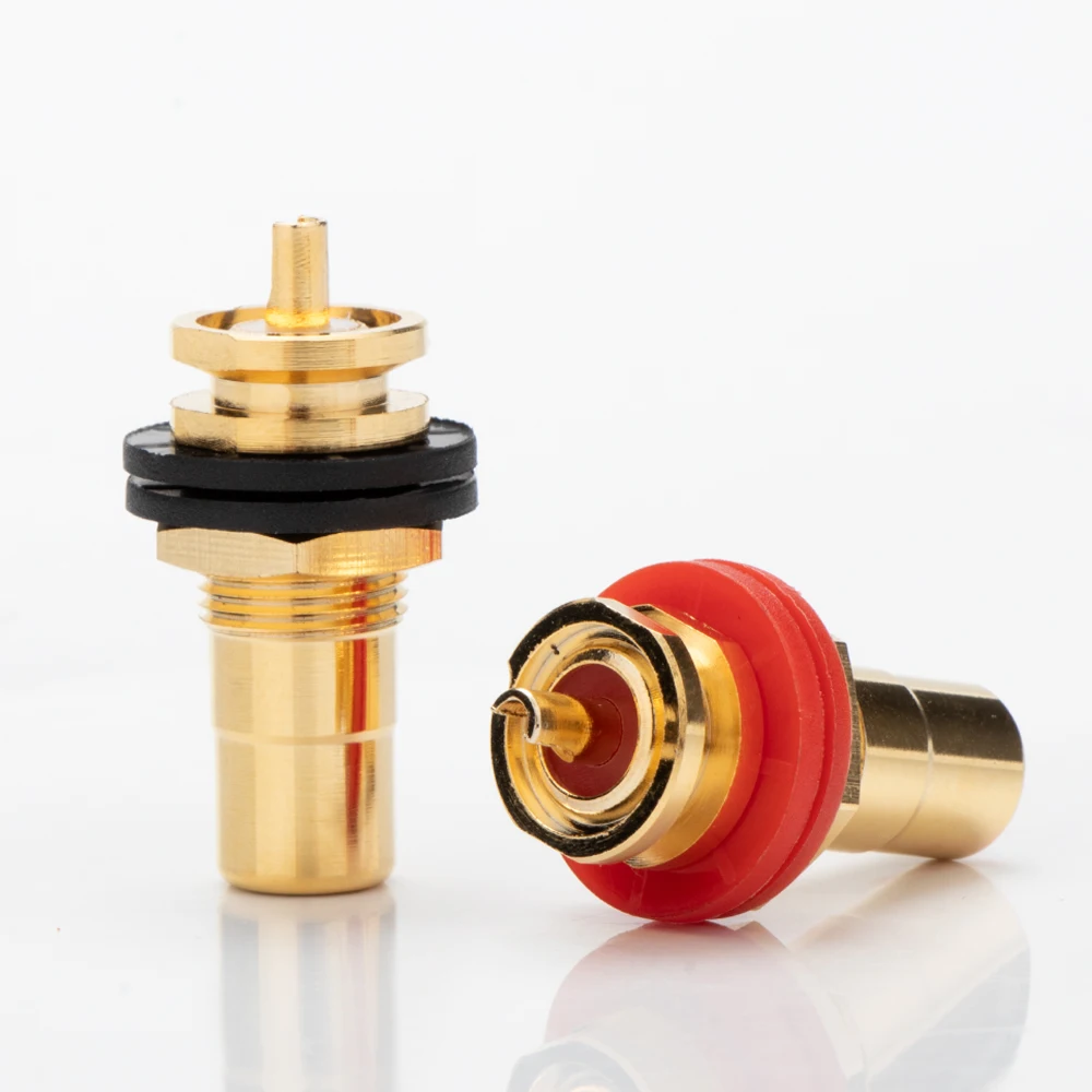 HIFI Audio RCA female Panel Mount plug Gold Plated RCA Socket Audio Terminal RCA Panel Mount Chassis
HIFI Audio RCA female Panel Mount plug Gold Plated RCA Socket Audio Terminal RCA Panel Mount Chassis