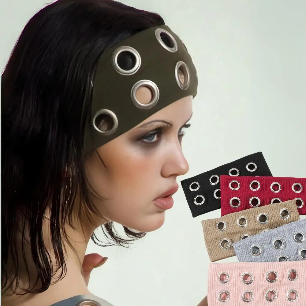 Y2K Girls Wide Elastic Punk Gothic Hairband Sports Headbands Personalized Hollowed Out Eyelets Casual Hair Band Hair Accessories
Y2K Girls Wide Elastic Punk Gothic Hairband Sports Headbands Personalized Hollowed Out Eyelets Casual Hair Band Hair Accessories