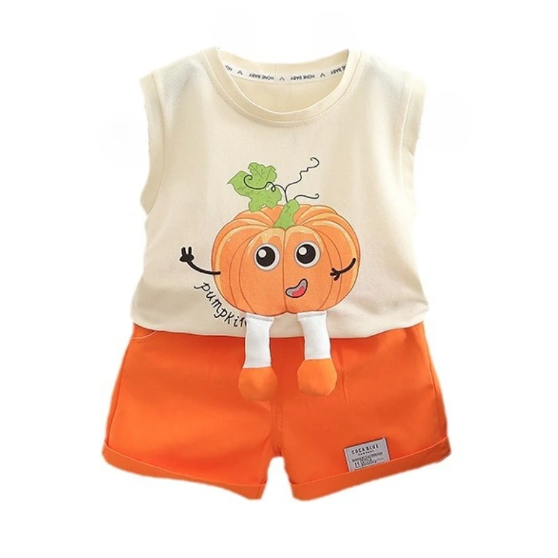 New Summer Baby Boys Clothes Set Children Vest Shorts 2Pcs/Sets Toddler Girls Clothing Infant Cartoon Costume Kids Tracksuits
New Summer Baby Boys Clothes Set Children Vest Shorts 2Pcs/Sets Toddler Girls Clothing Infant Cartoon Costume Kids Tracksuits