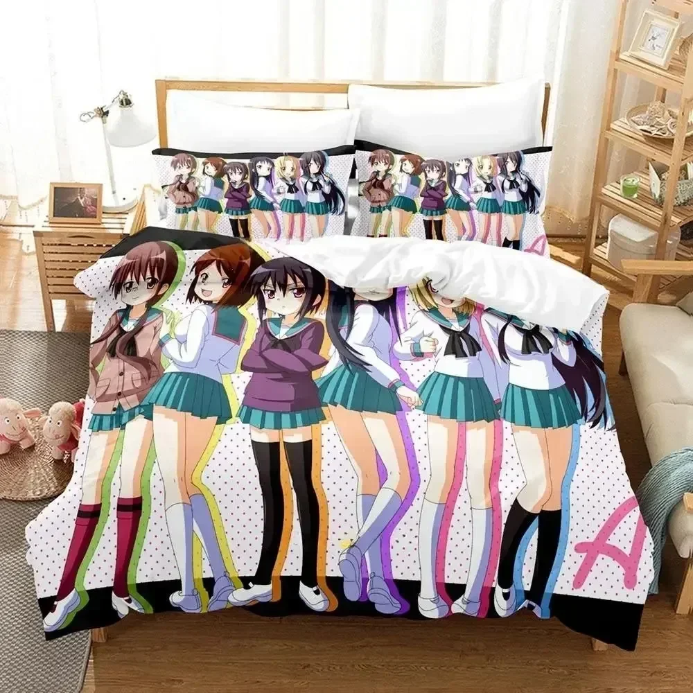 Anime A Channel Bedding Set Printed Bed Set With Pillowcase Duvet Cover Soft Queen King Size Bedclothes Home Adult Kid Bedroom
Anime A Channel Bedding Set Printed Bed Set With Pillowcase Duvet Cover Soft Queen King Size Bedclothes Home Adult Kid Bedroom