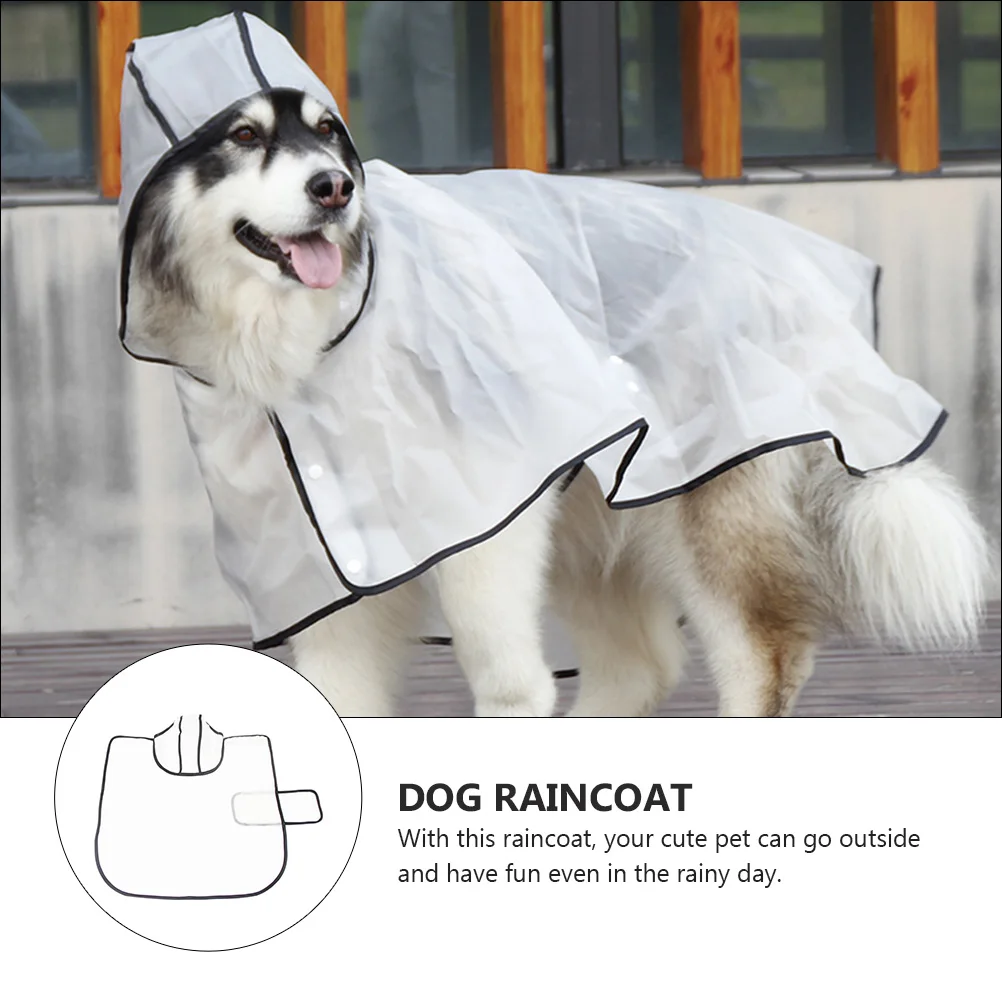 1pc Hooded Dog Raincoat Waterproof For Big Dogs Outdoor Pet Rain Jacket Slicker Poncho Rainwear Pet Supplies For Wet Weather
1pc Hooded Dog Raincoat Waterproof For Big Dogs Outdoor Pet Rain Jacket Slicker Poncho Rainwear Pet Supplies For Wet Weather