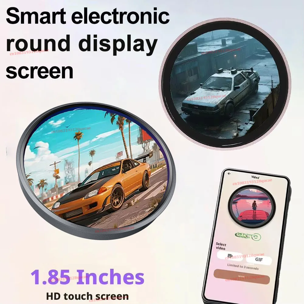 Electronic Badge HD Display Screen Bluetooth GIF Video Playback Touch Screen LED Audible Video Play Dynamic Smart Badge Fans New
Electronic Badge HD Display Screen Bluetooth GIF Video Playback Touch Screen LED Audible Video Play Dynamic Smart Badge Fans New