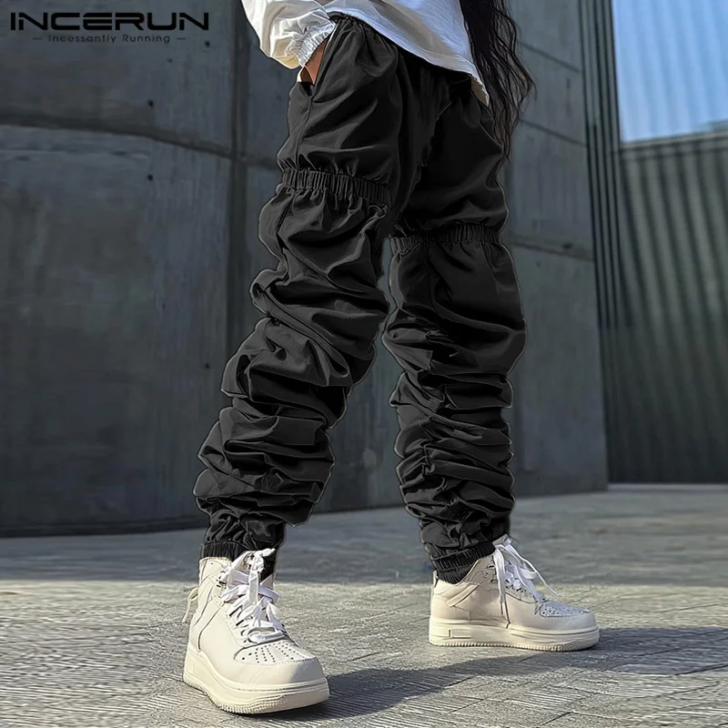INCERUN 2025 American Style Trousers Fashion Men Deconstruct Pleated Contrast Color Pant Male Clubwear Solid All-match Pantalons
INCERUN 2025 American Style Trousers Fashion Men Deconstruct Pleated Contrast Color Pant Male Clubwear Solid All-match Pantalons