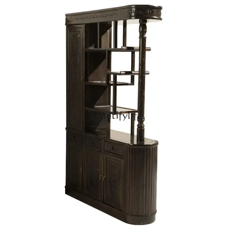 03.ld14Chinese antique elm foyer cabinet carved screen partition entrance cabinet
03.ld14Chinese antique elm foyer cabinet carved screen partition entrance cabinet