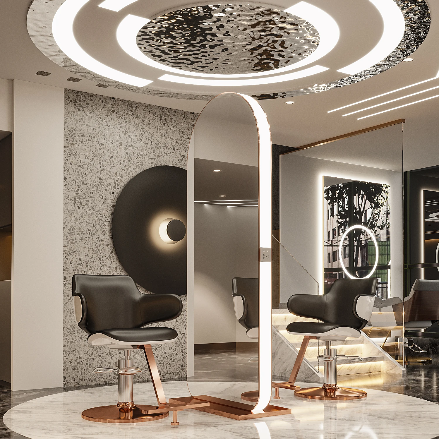 HEYI Salon Home Classic Hot Sale Customizable Wall Mounted Double Sided Hairdressing Beauty Mirror For Beauty Salon
HEYI Salon Home Classic Hot Sale Customizable Wall Mounted Double Sided Hairdressing Beauty Mirror For Beauty Salon