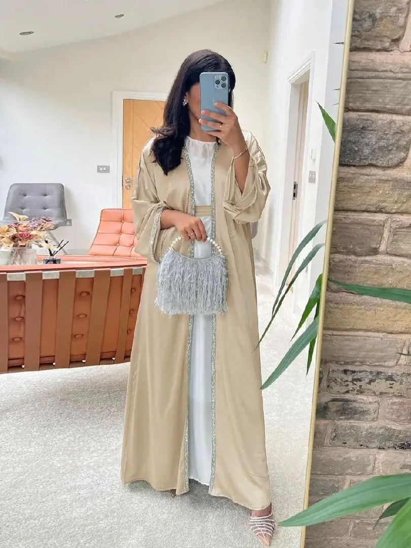 Ramadan Open Abaya Damen Islamic Clothing For Women Robe Musulmane Femme Abaya Turkey Arabic Muslim Modest Long Kimono Kebaya
Ramadan Open Abaya Damen Islamic Clothing For Women Robe Musulmane Femme Abaya Turkey Arabic Muslim Modest Long Kimono Kebaya