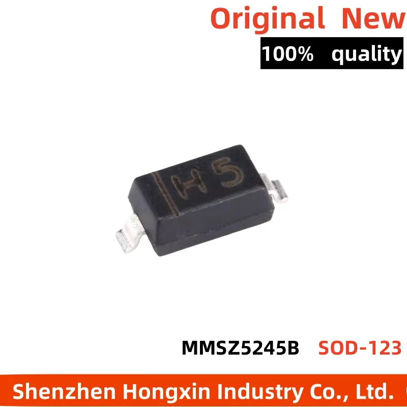 100 pieces of MMSZ5245B silk screen H5 SOD-123 15V/0.35W surface mount voltage regulator diodes
100 pieces of MMSZ5245B silk screen H5 SOD-123 15V/0.35W surface mount voltage regulator diodes