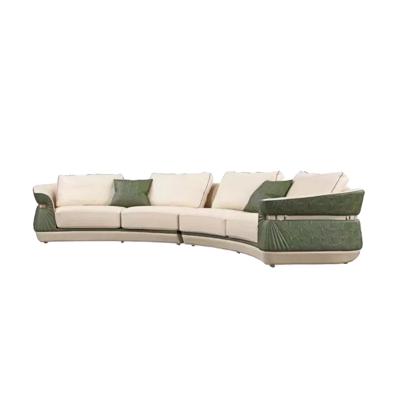 #Italian Luxury Curved L-Shape Sofa Set Light Large Solid Wood Home Office Villa Same Style High-End Brands Living Room
#Italian Luxury Curved L-Shape Sofa Set Light Large Solid Wood Home Office Villa Same Style High-End Brands Living Room