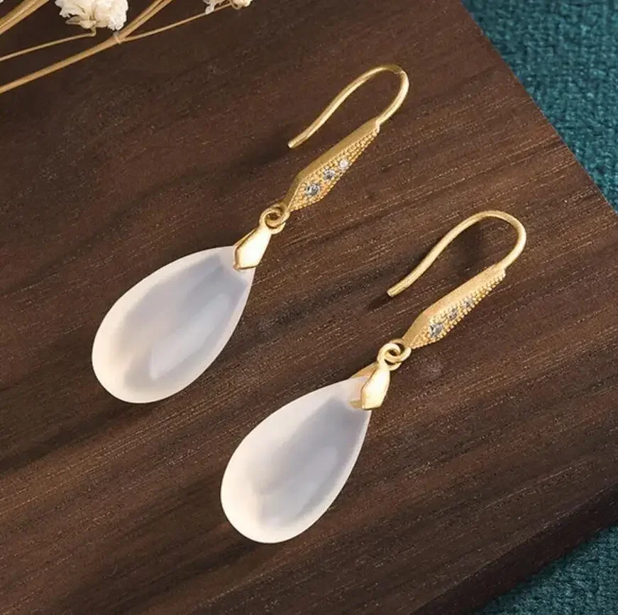 Classic Ethnic Drop Natural Agate Stone Dangle Earrings For Women Party Birthday Custom Jewelry
Classic Ethnic Drop Natural Agate Stone Dangle Earrings For Women Party Birthday Custom Jewelry