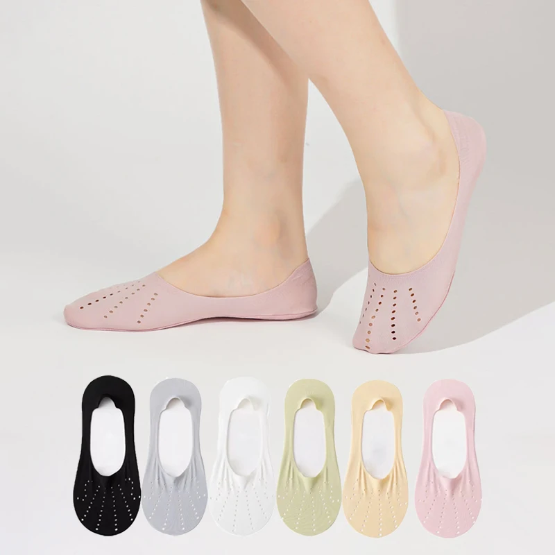3 Pairs/Lot Socks Women's Summer Ultra-thin Invisible Low Cut Silicone Anti-slip Mesh No Show Ice Silk Solid Boat Socks
3 Pairs/Lot Socks Women's Summer Ultra-thin Invisible Low Cut Silicone Anti-slip Mesh No Show Ice Silk Solid Boat Socks