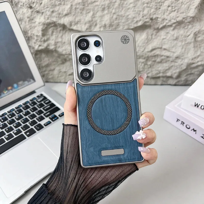 MagSafe Magnetic Wood Grain Phone Case for Samsung S25 Ultra / S24 Ultra / S23 – Luxury Solid Color Aromatherapy Bumper Cover
MagSafe Magnetic Wood Grain Phone Case for Samsung S25 Ultra / S24 Ultra / S23 – Luxury Solid Color Aromatherapy Bumper Cover